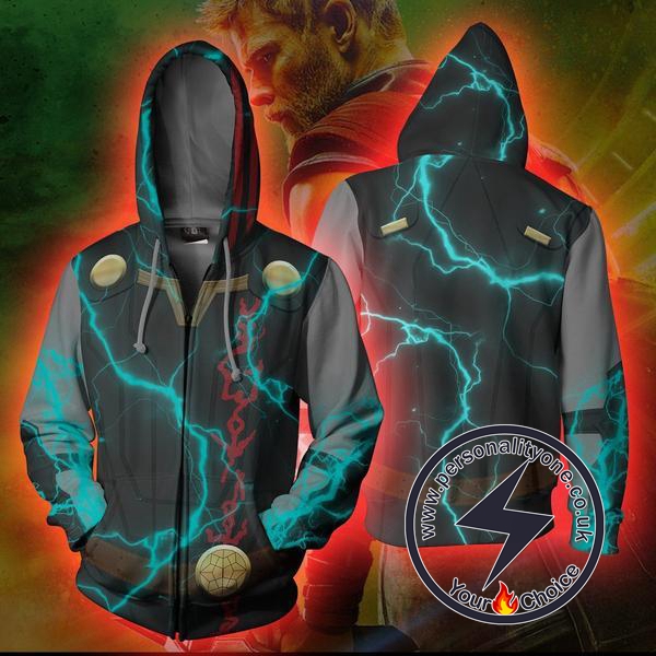 Thor - Thor Ragnarok ZipUp 3D - Thor Hoodies Jackets